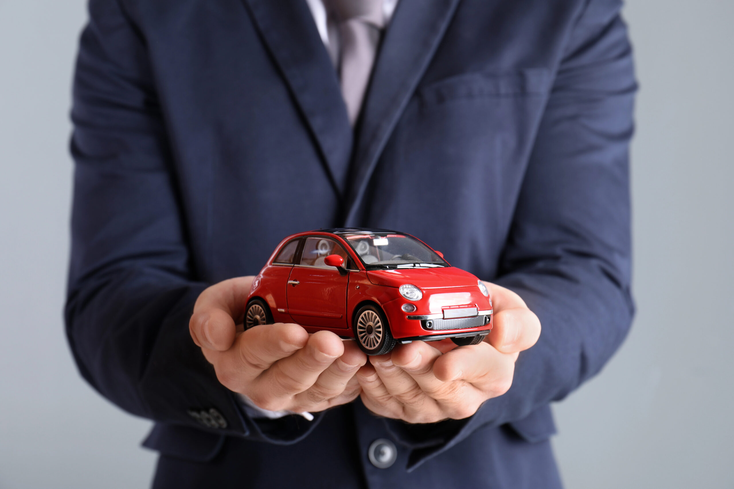 Verkehrsrecht-Auto Rotes Auto wurde geblitzt